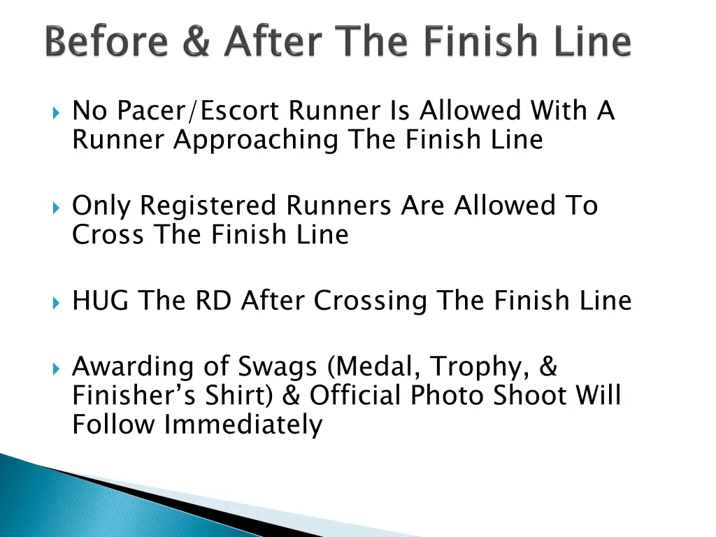 no pacer escort runner is allowed with a runner
