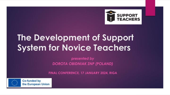 the development of support system for novice