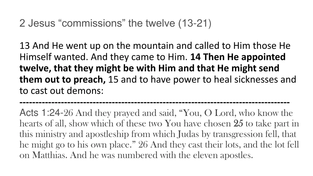 2 jesus commissions the twelve 13 21 2
