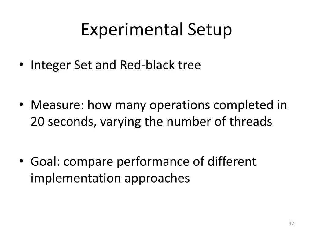 experimental setup