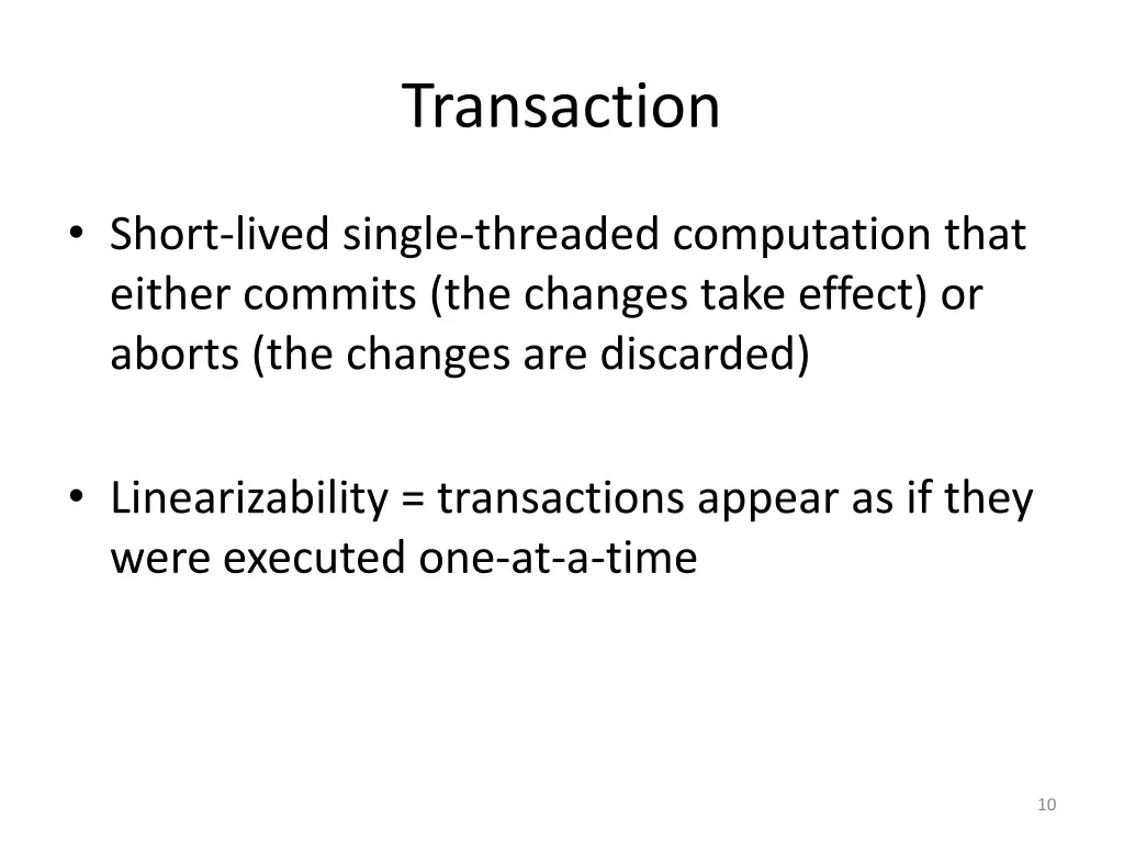 transaction