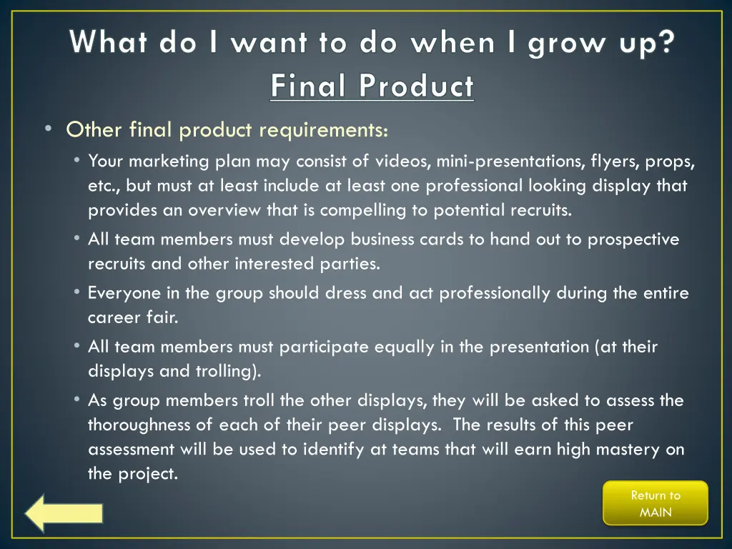 what do i want to do when i grow up final product 3