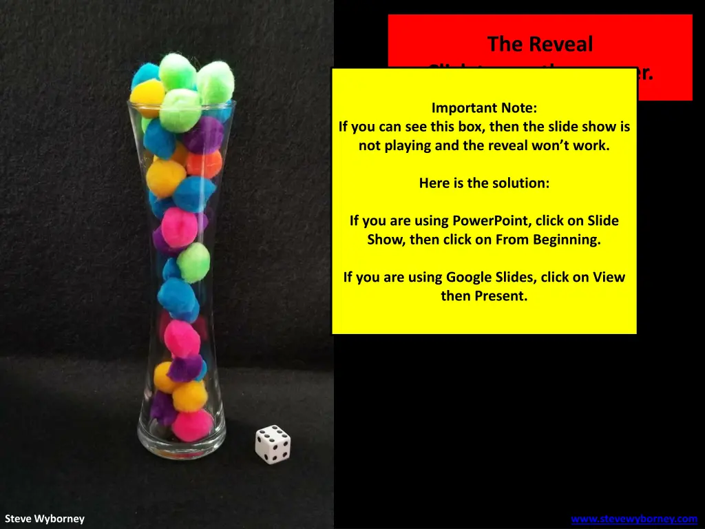 the reveal