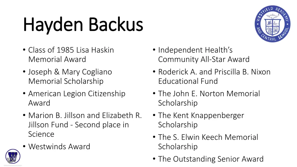 hayden backus hayden backus
