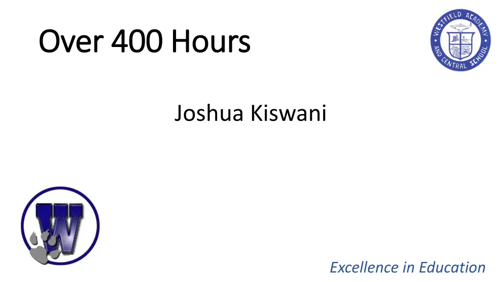 over 400 hours over 400 hours