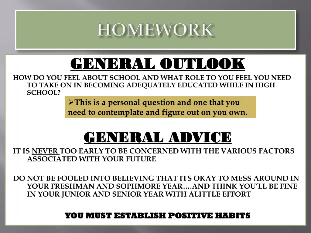 general outlook general outlook how do you feel
