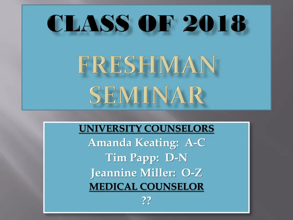 university counselors amanda keating a c tim papp