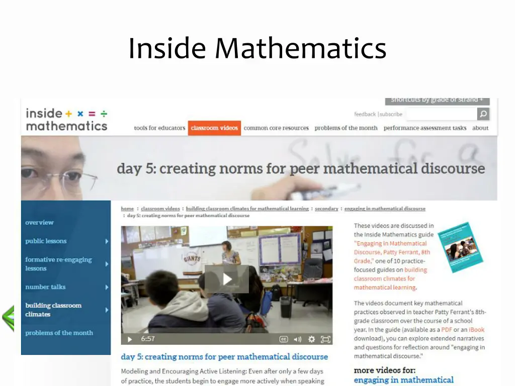 inside mathematics