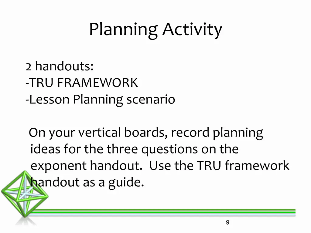planning activity