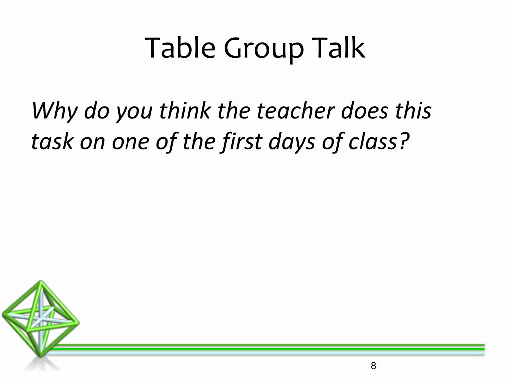 table group talk