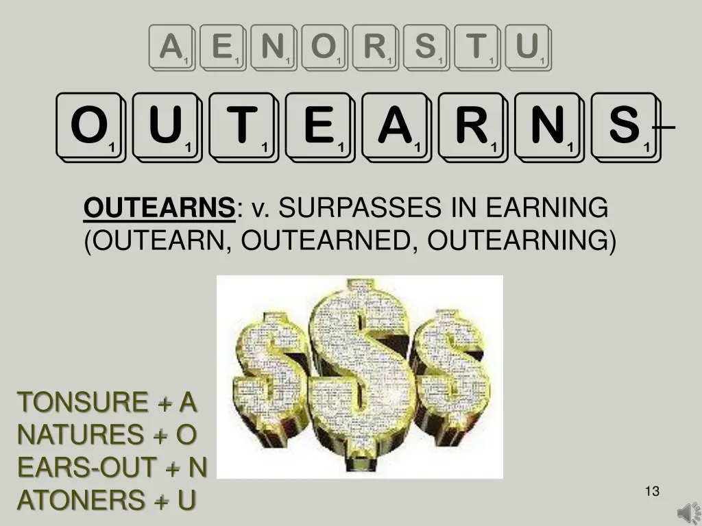 aenorstu outearns