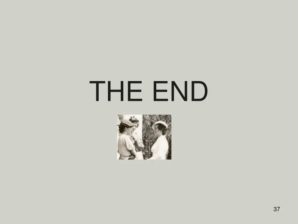 the end