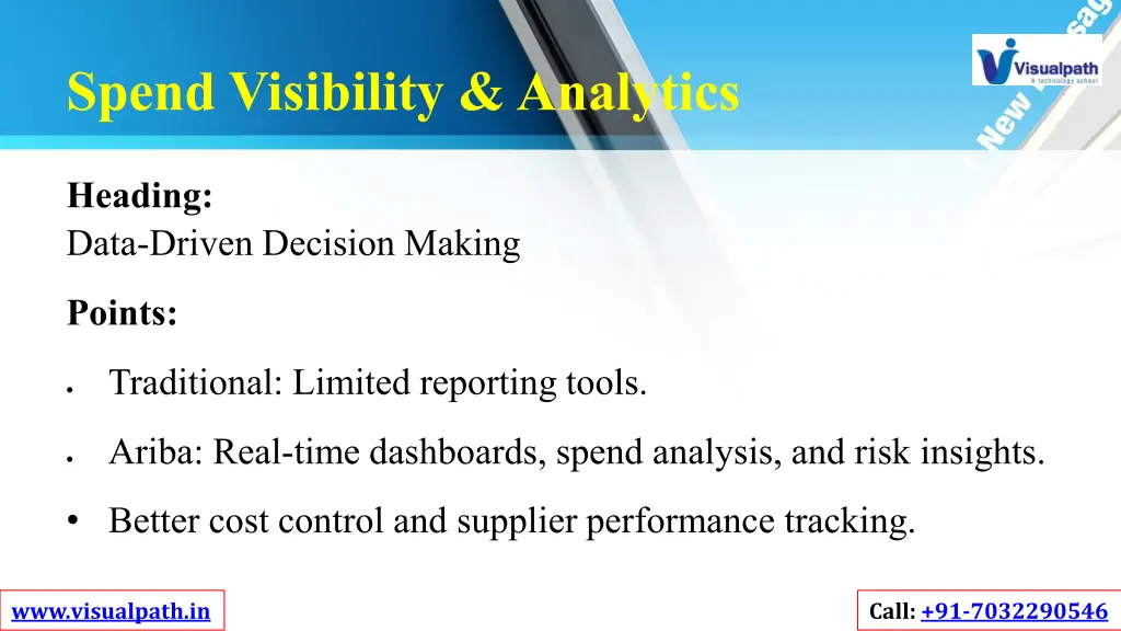 spend visibility analytics