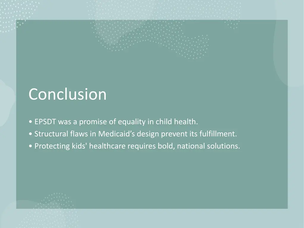 conclusion
