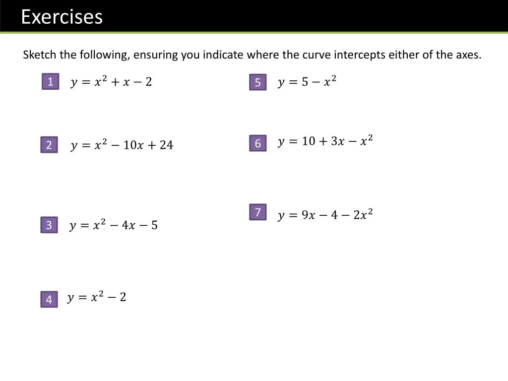exercises
