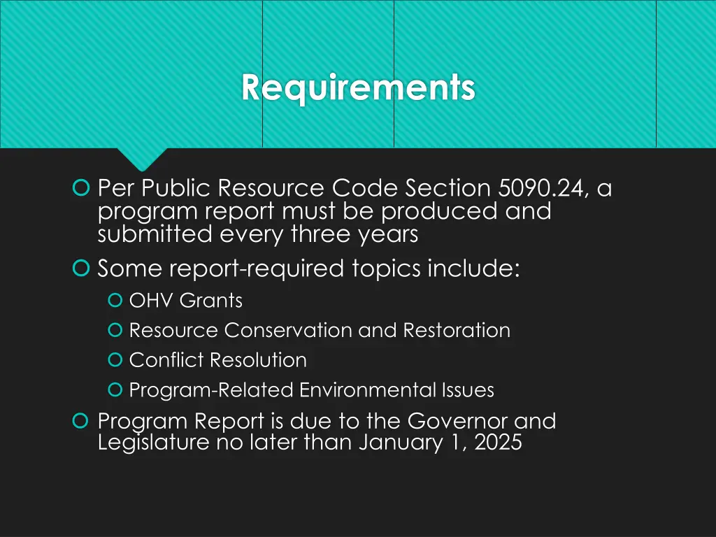 requirements