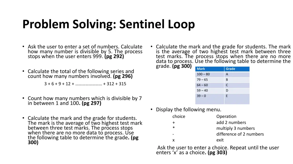 problem solving sentinel loop 2