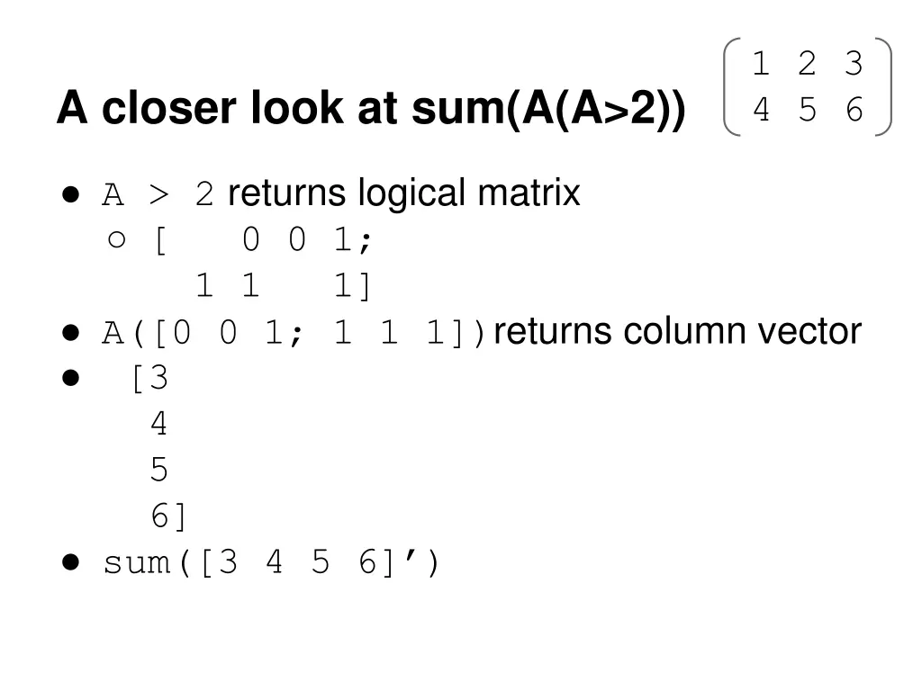 a closer look at sum a a 2