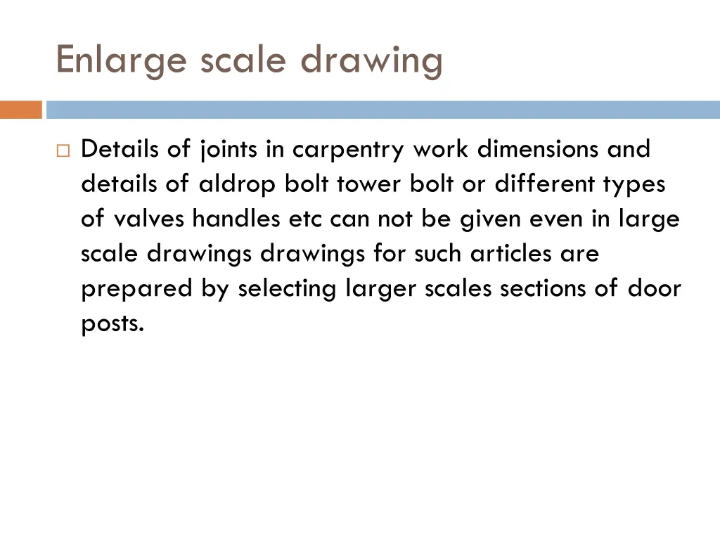 enlarge scale drawing