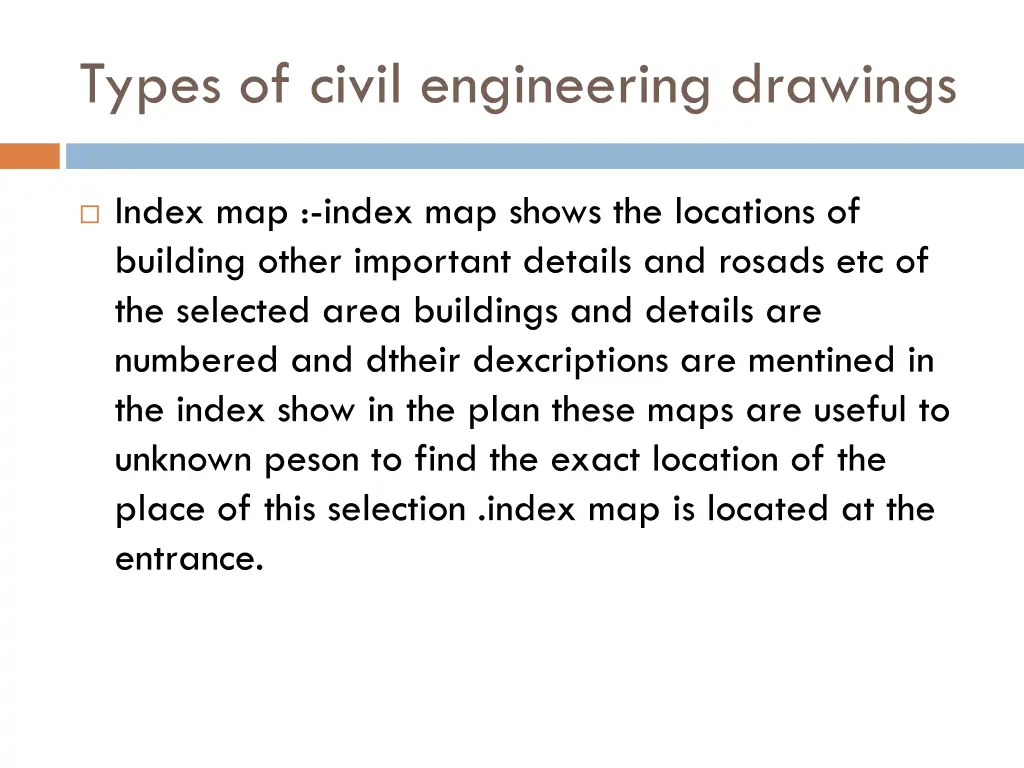 types of civil engineering drawings