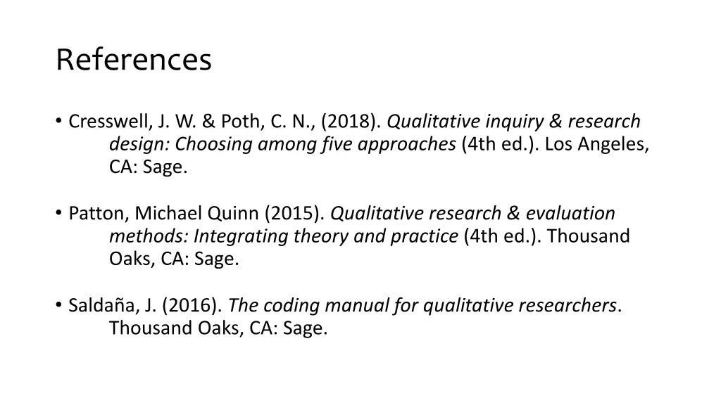 references