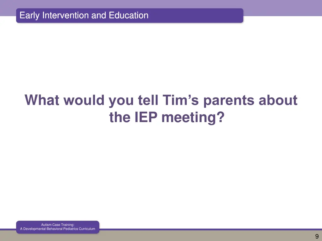 early intervention and education early 5