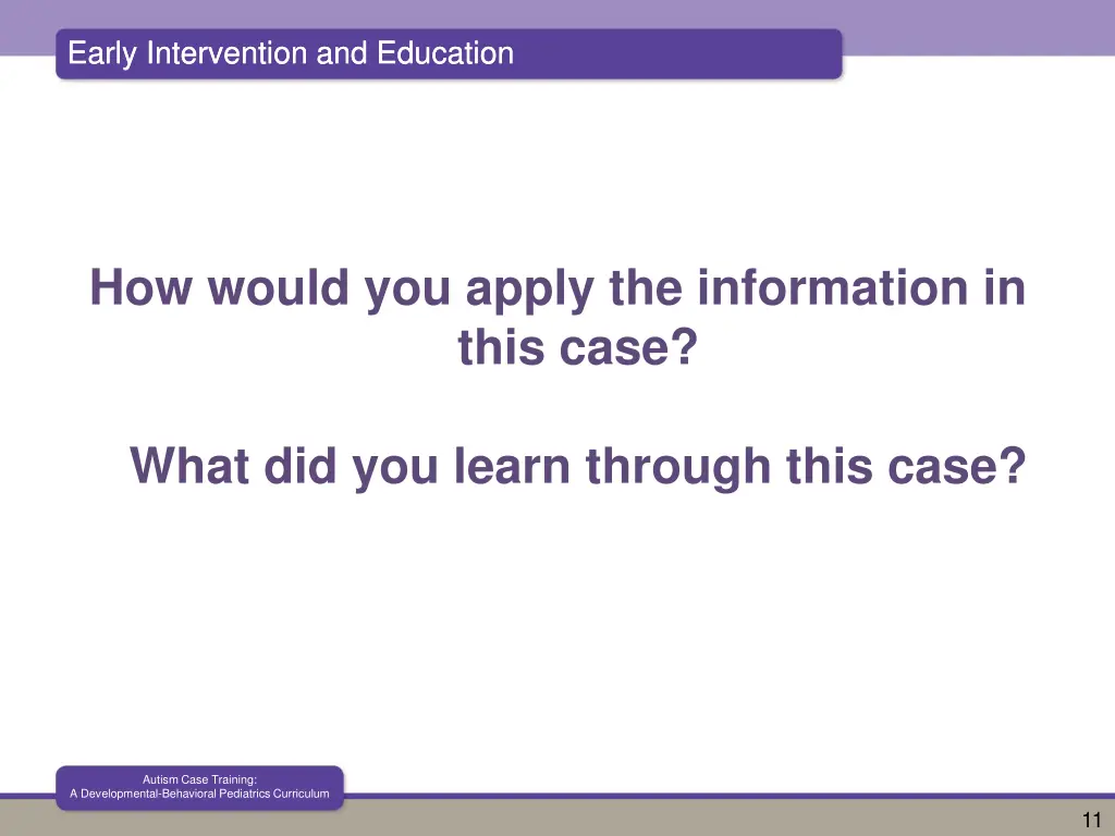 early intervention and education early 7