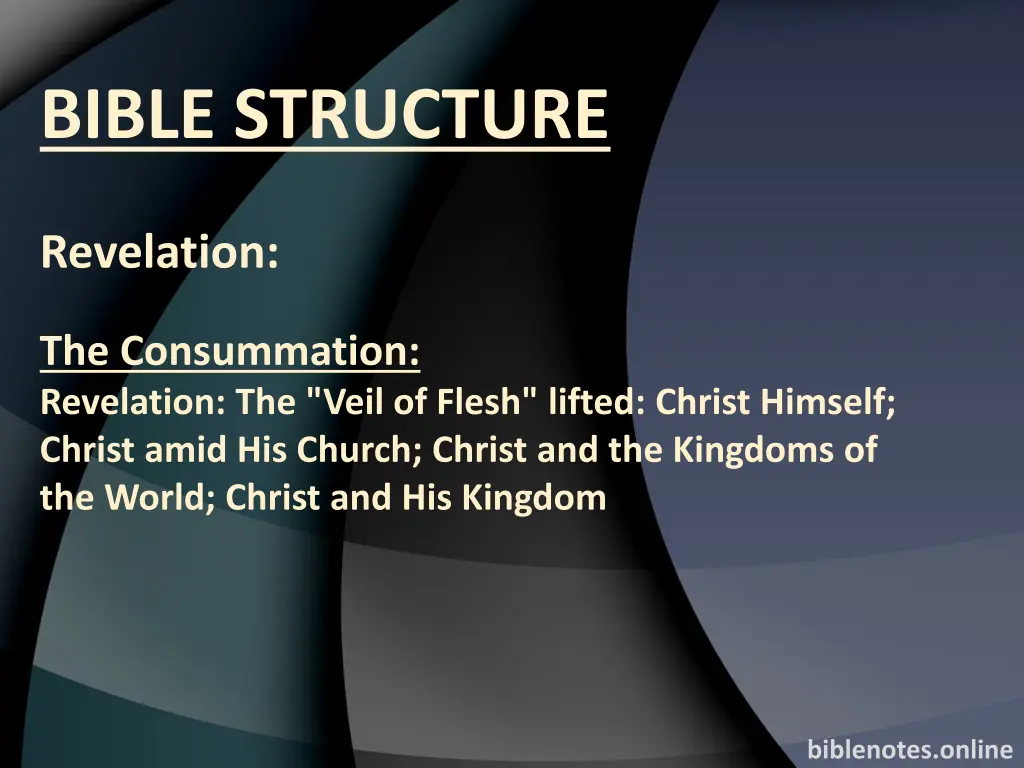 bible structure