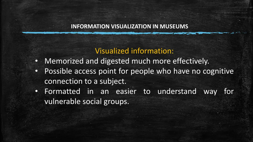information visualization in museums