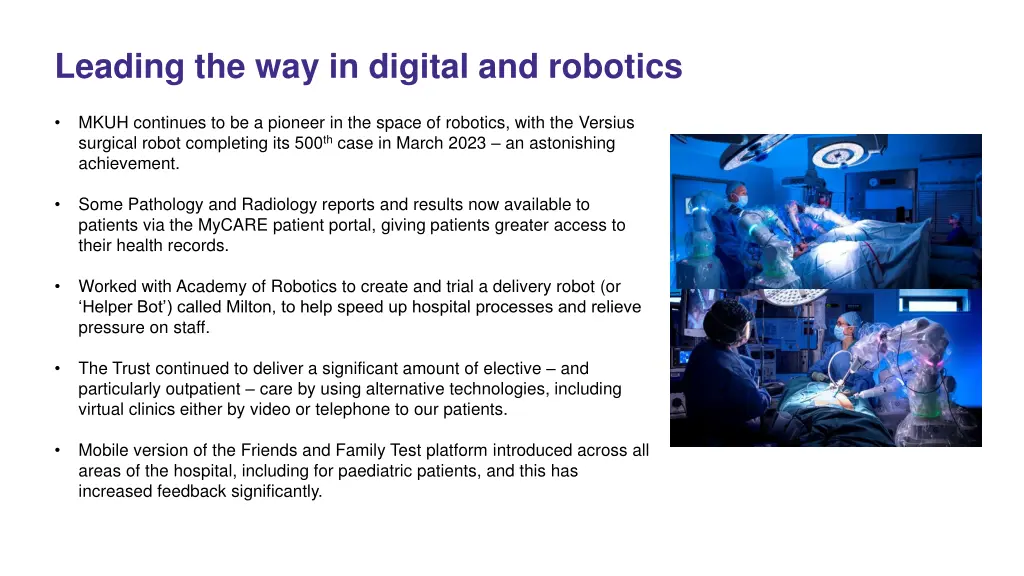 leading the way in digital and robotics