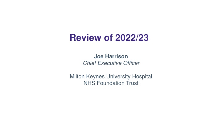 review of 2022 23