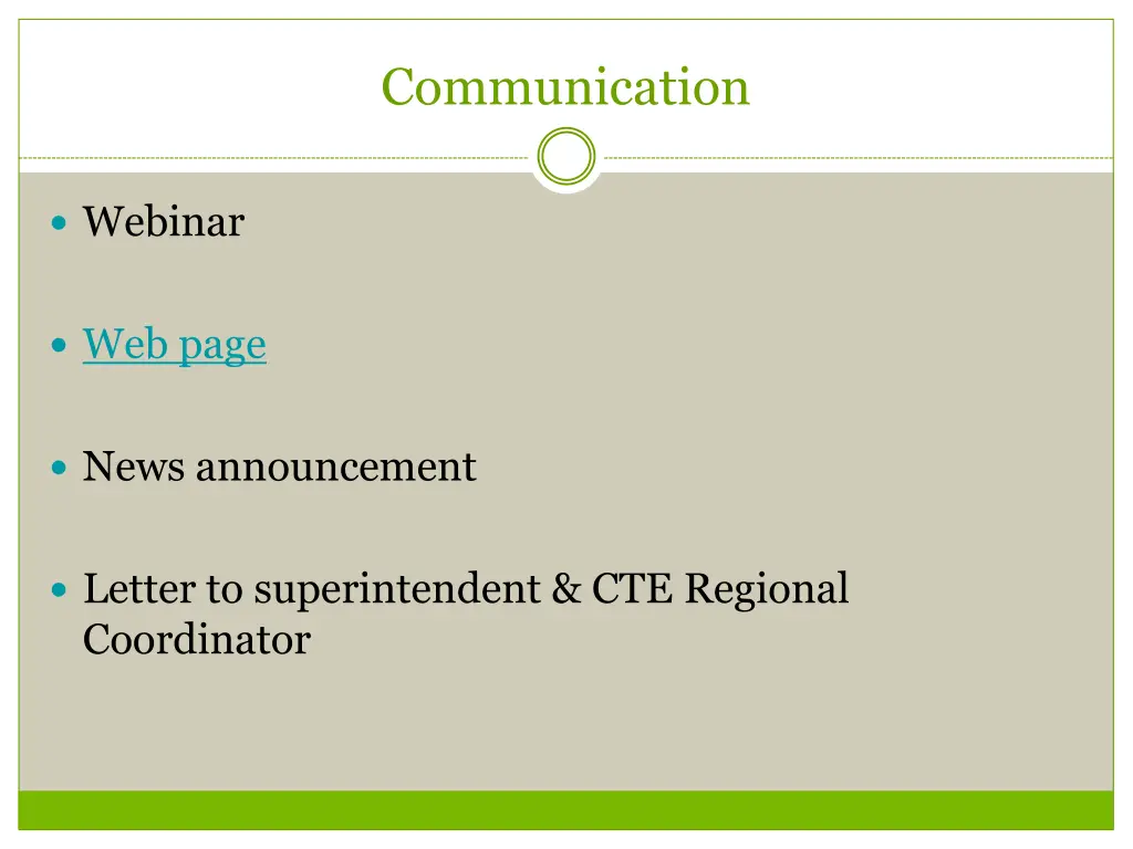 communication