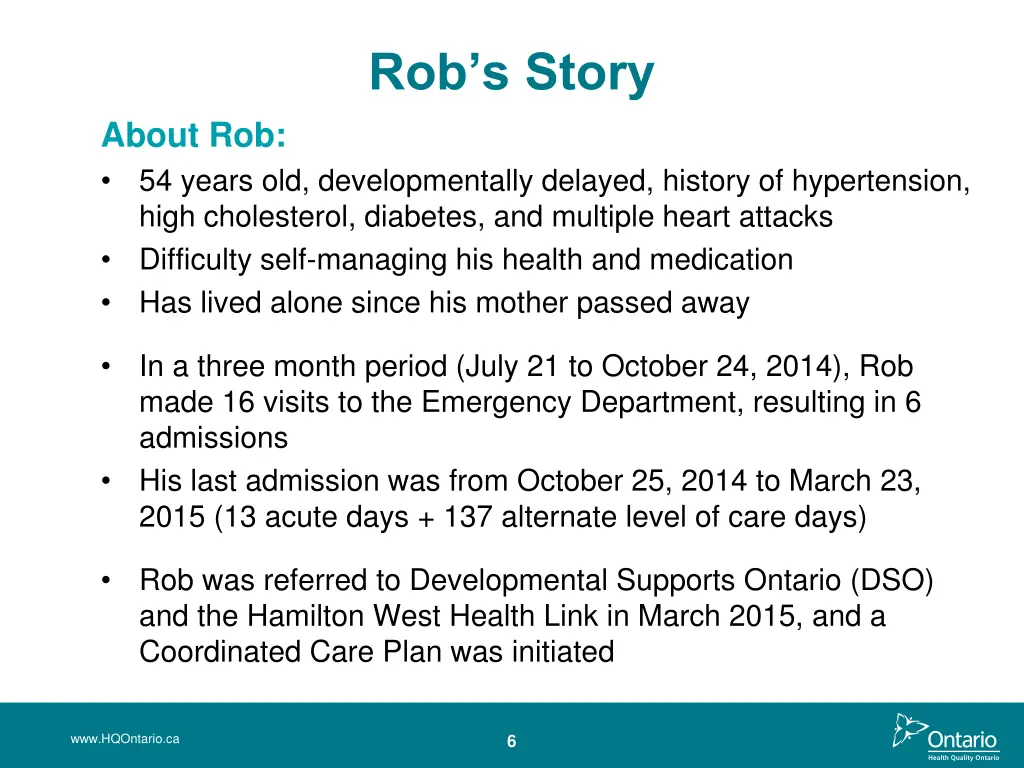rob s story