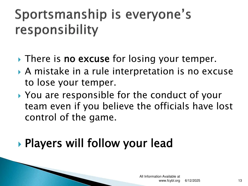 there is no excuse a mistake in a rule