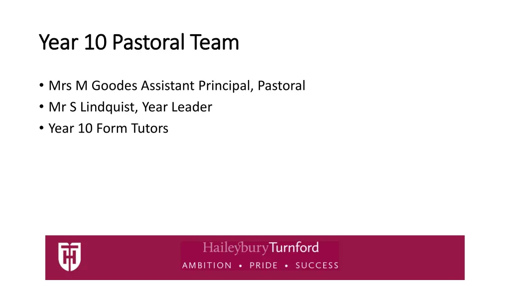 year 10 year 10 p pastoral