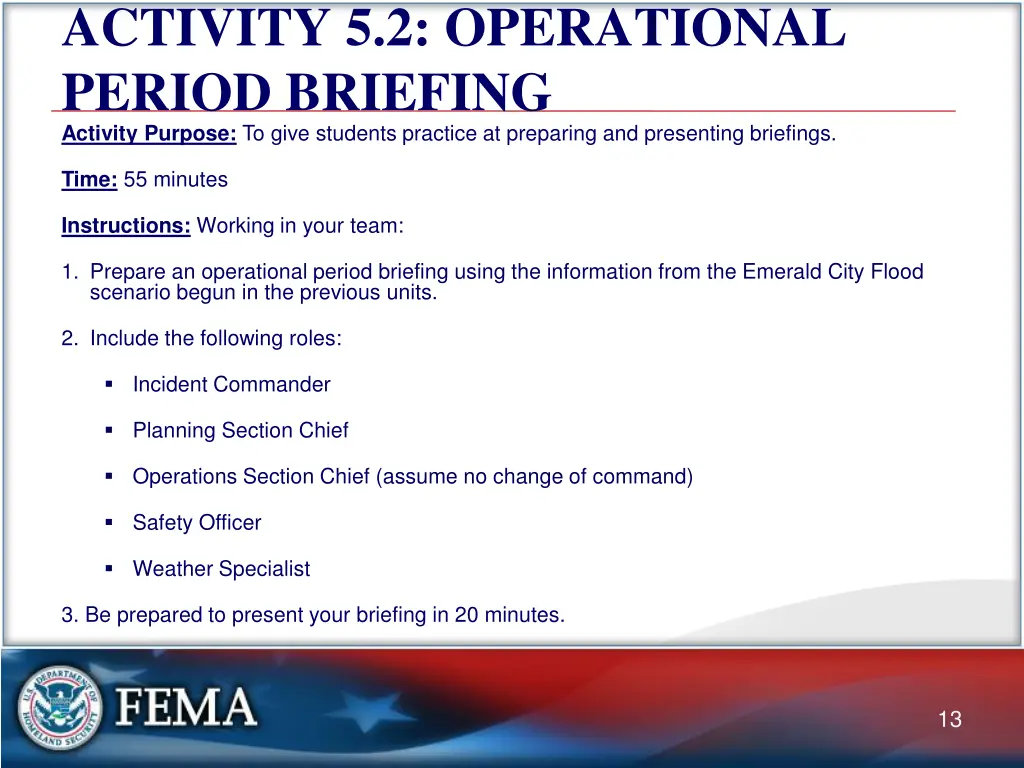 activity 5 2 operational period briefing activity