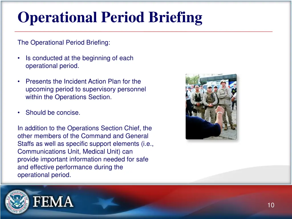 operational period briefing