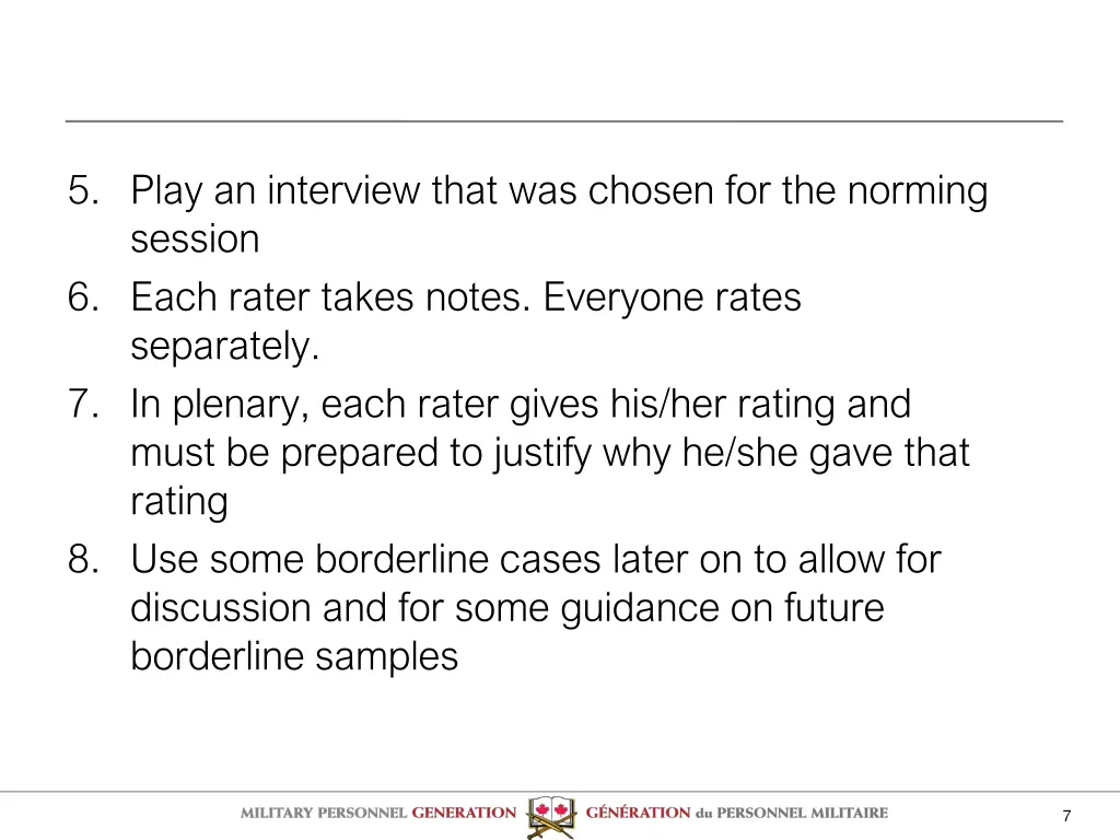 5 play an interview that was chosen