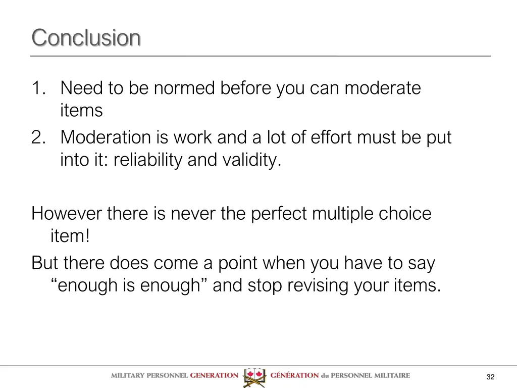 conclusion