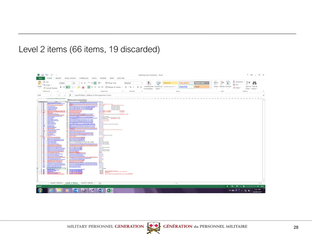 level 2 items 66 items 19 discarded