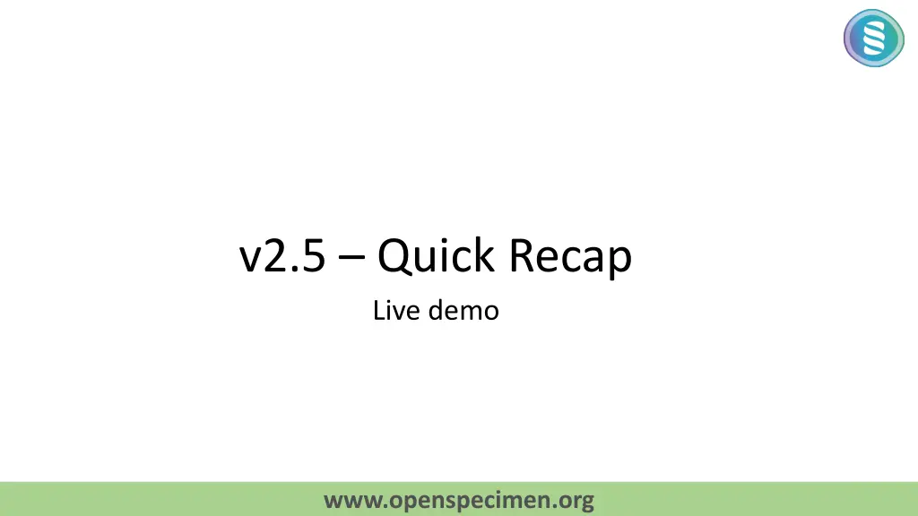v2 5 quick recap live demo