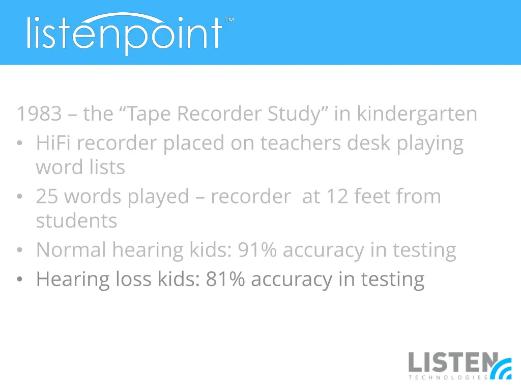 1983 the tape recorder study in kindergarten hifi 3