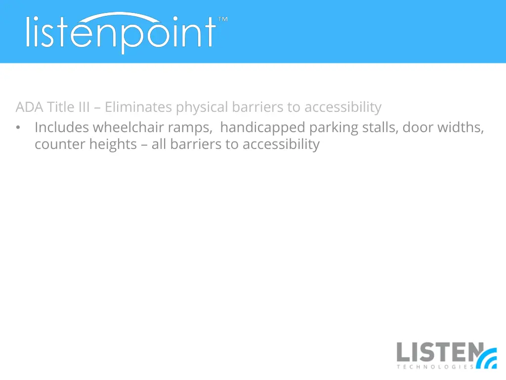 ada title iii eliminates physical barriers 1