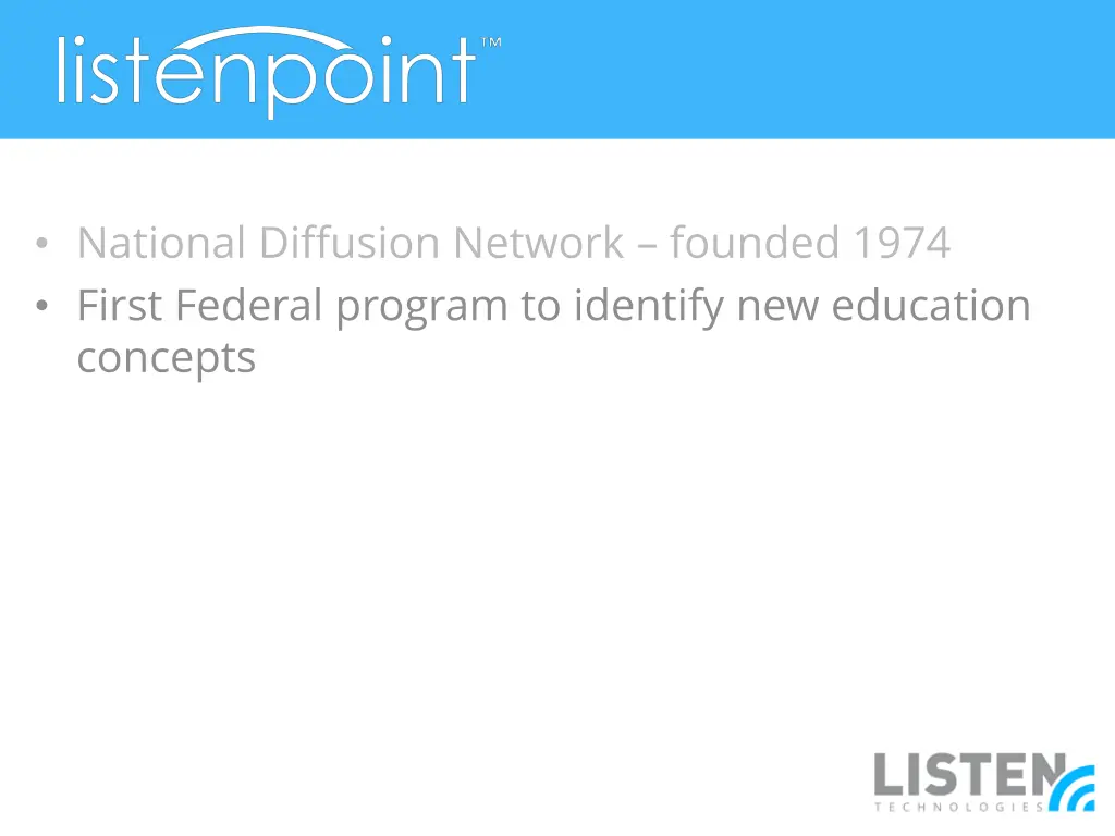 national diffusion network founded 1974 first