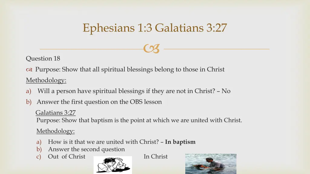 ephesians 1 3 galatians 3 27