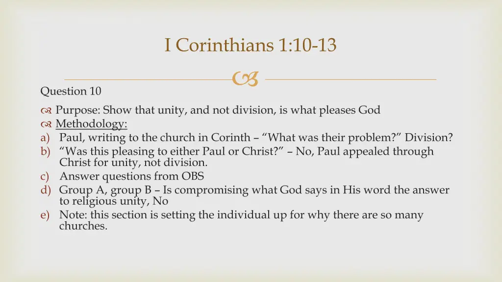 i corinthians 1 10 13