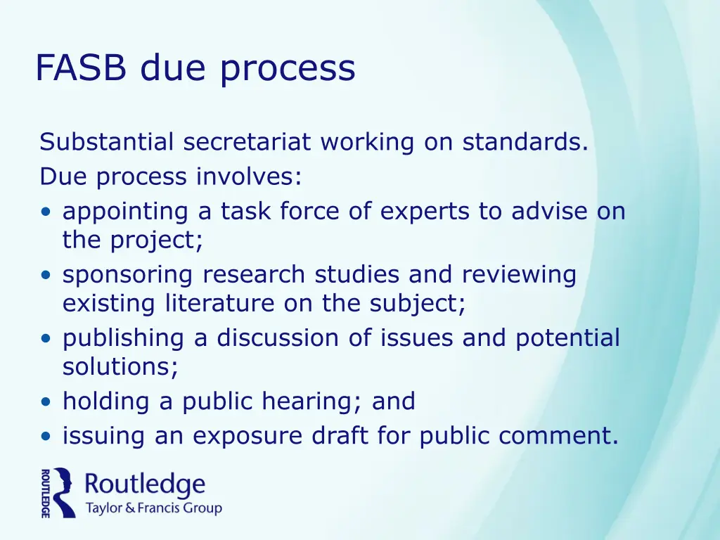 fasb due process