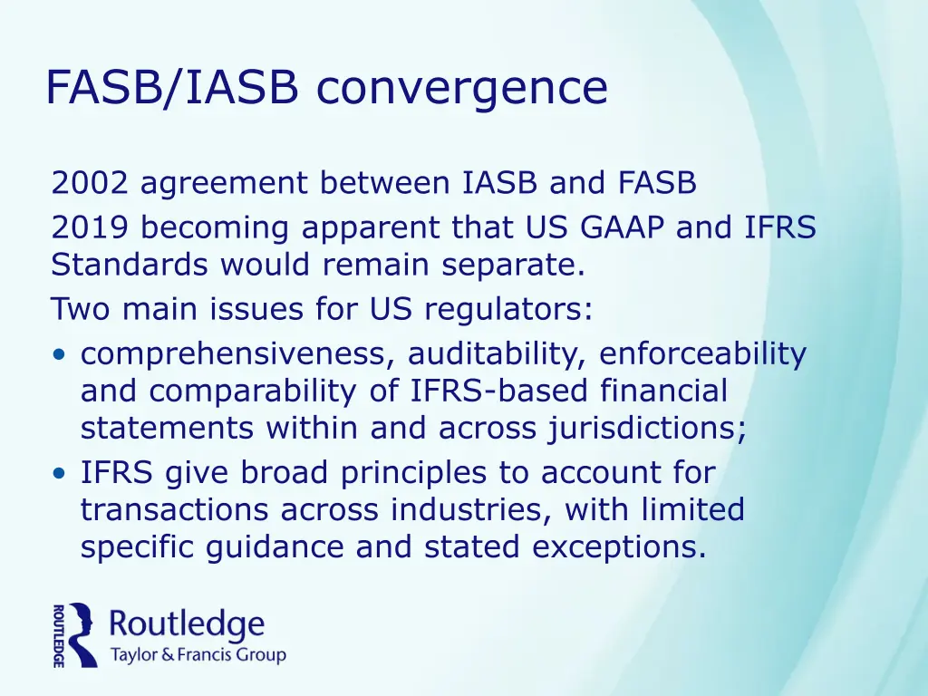 fasb iasb convergence