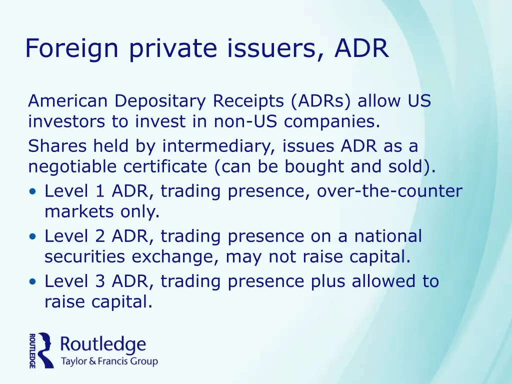 foreign private issuers adr