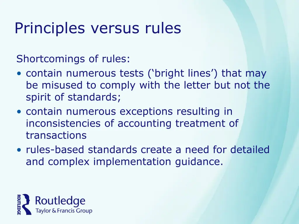 principles versus rules